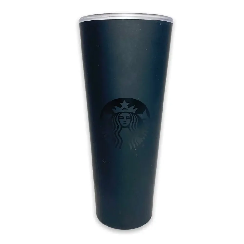 Starbucks Venti 24-Ounce Double Walled Cold Cup Tumbler Black Matte